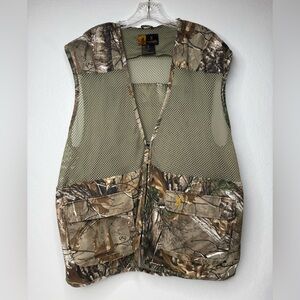 Browning‎ Upland Dove Vest Size 2XL Big & Tall Camouflage Mesh Hunting Fishing